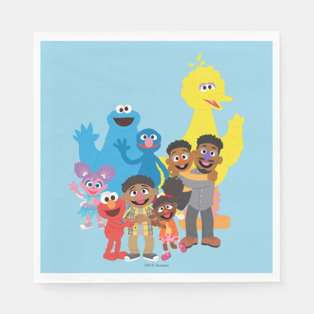 Låt oss Kom tillsammans Pappersservett (Framsidan)