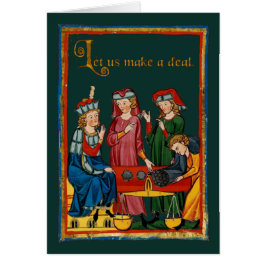 Låt oss komma överens hälsningskort