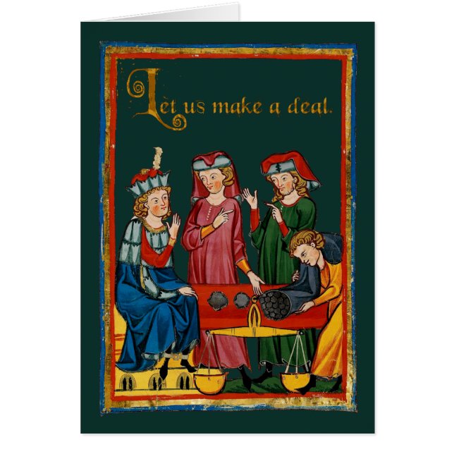 Låt oss komma överens hälsningskort (Framsidan)