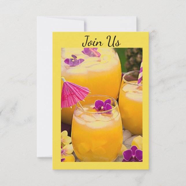 ***LÅT OSS KOMMA SAMMAN*** VUXEN FESTINBJUDAN INBJUDNINGAR (Framsida)