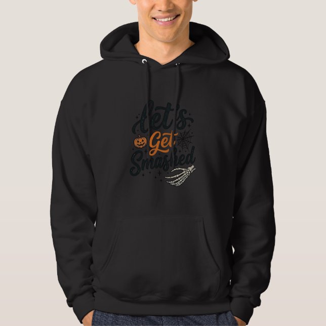 Låt Oss Krossas Halloween-pumpa Hoodie (Framsida)