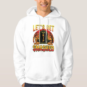 Låt Oss Krossas Halloween Pumpa Kyrkogård Hoodie