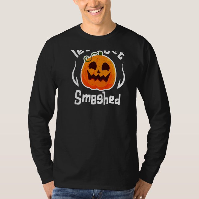 Låt Oss Krossas Pumpa Gråtande Par Matchande T Shirt (Framsida)