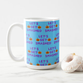 Låt Oss Krossas (Pumpor) Lila Kaffemugg