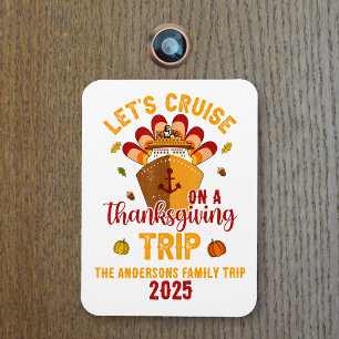 Låt oss kryssa Thanksgiving-resa Magnet