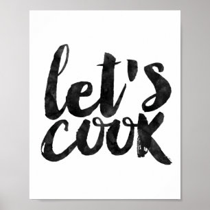 Låt oss laga mat poster