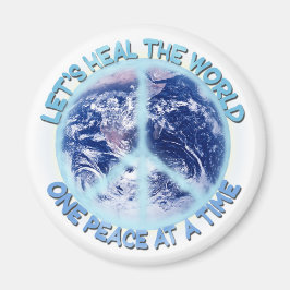 Låt oss läka världen magnet