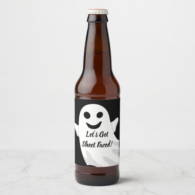 Låt oss Lakan stå inför! Ölflaska Etikett (Framsida)