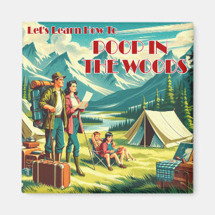 Låt oss Lär dig hur du stoppar i Skogen-kampanjen Magnet