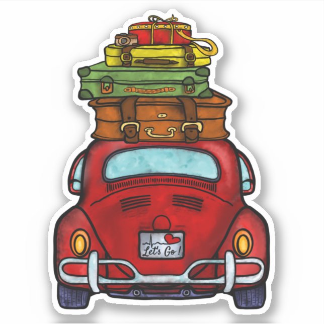 låt oss lastbil klistermärken (Framsida)