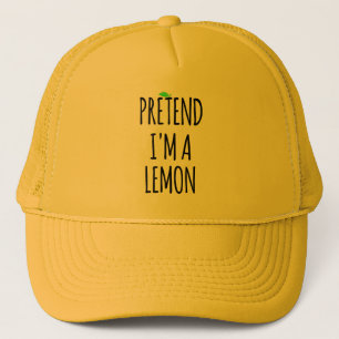 Låt oss låtsas att jag är citron - Rolig kostym Keps