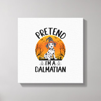 Låt oss låtsas att jag är en dalmatiner hund Hallo Canvastryck