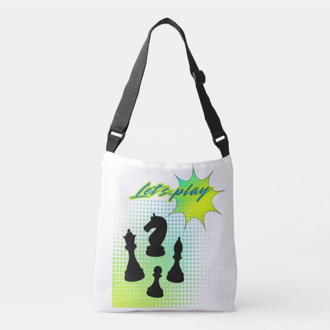 Låt oss leka. axelväska (Framsida)