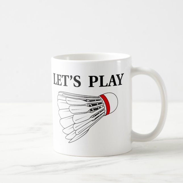 Låt oss leka Badminton Kaffemugg (Höger)