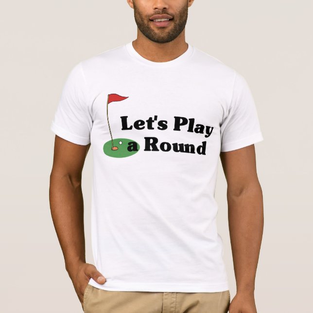 Låt oss leka en rundat-skjorta t-shirt (Framsida)