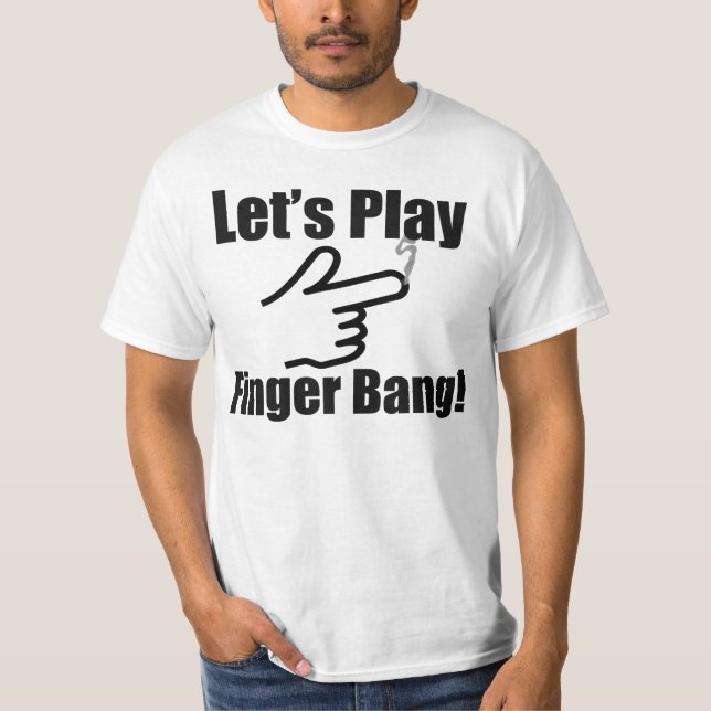 Låt oss leka fingersmäll! tee (Framsida)