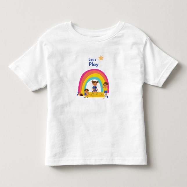 Låt oss leka t-shirt för barn  (Framsida)