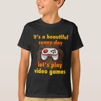 Låt oss leka videospel tee shirt