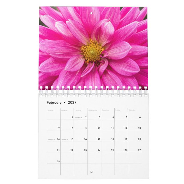 Låt oss leva som blommor 2020-kalendern kalender (Feb 2027)