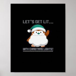 Låt oss Lit... med jul Ljus! Jul Cl Poster