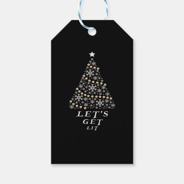 Låt oss Lit - vacker julklapp - Essential Presentetikett (Framsidan)