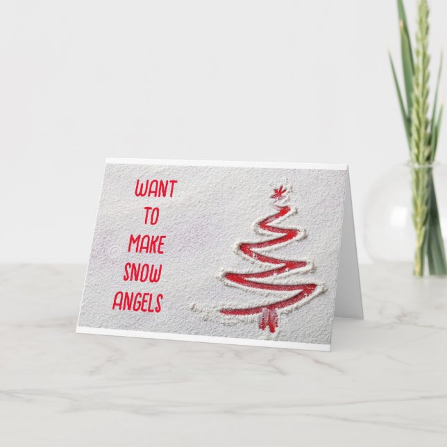 LÅT OSS LJUS A "BRRE" & CELEBRATE CHRISTMAS HOLIDA HELGKORT (Framsida)