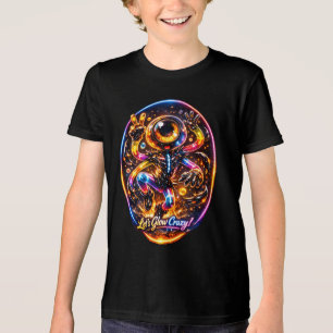 Låt oss lysa galet – Neon-utomjordisk energidesign T Shirt