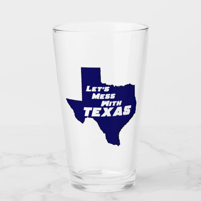 Låt oss  med Texas Blue Glaskopp (Framsida)