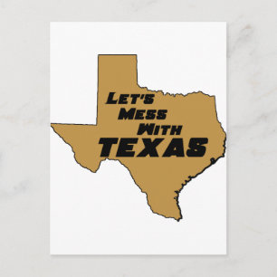 Låt oss med Texas Brown Vykort