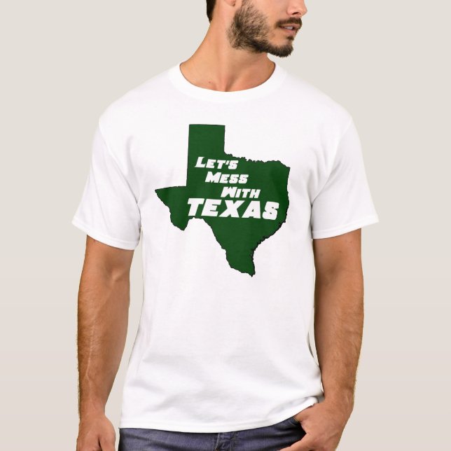 Låt oss  med Texas Grönt Tee (Framsida)