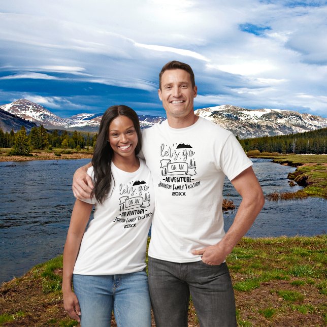 Låt oss på Äventyr-familjens Vacation T-Shirt (Skapare uppladdad)