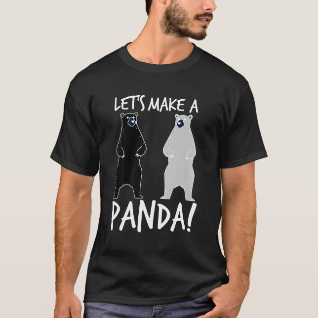 Låt oss panda i Kärlek-björnar T Shirt (Framsida)