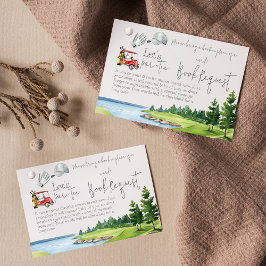Låt oss Par Tee Golf Baby Shower Bok-begäran om Tilläggskort