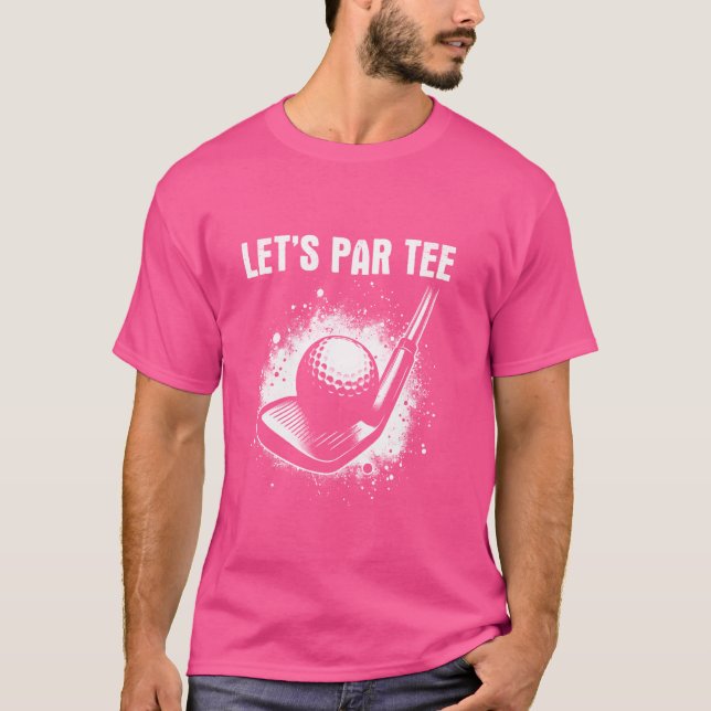 Låt oss Par Tee Golf - Lusnyj som säger Golf Pun Ä (Framsida)