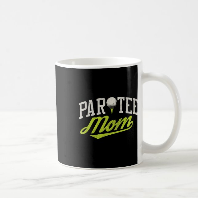 Låt oss Par Tee Mamma Rolig Golftröja Pun Partee D Kaffemugg (Höger)