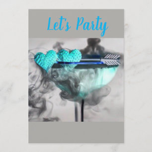 "LÅT OSS PARTY" ***BAKGRÖTTER*** - BRUDENS SIDA INBJUDNINGAR