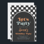 Låt oss Party | Coola Kid Birthday-inbjudan Inbjudningar<br><div class="desc">Skateboarding Birthday bjudande. Redot att vara personlig av dig!</div>