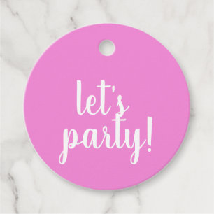 LÅT OSS PARTY - GÅVOR ETIKETTER