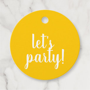 LÅT OSS PARTY - GÅVOR ETIKETTER