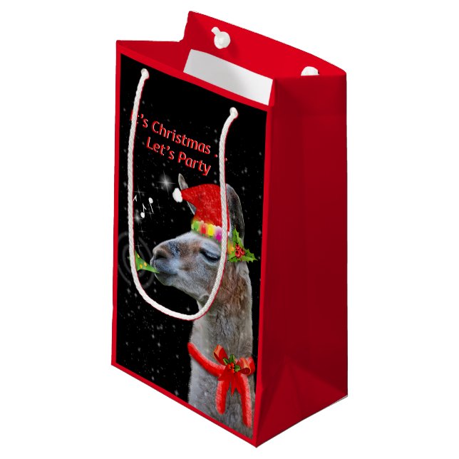 Låt oss Party Gift Bag (Framsidan Vinklad)