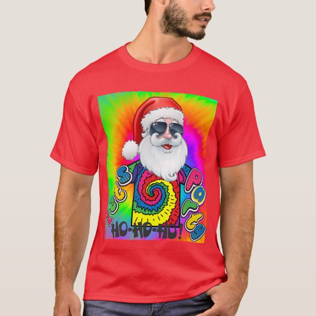 Låt oss Party HO HO HO HO T Shirt (Framsida)