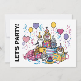 Låt oss Party! Inbjudningar