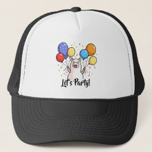 Låt oss Party Llama Keps