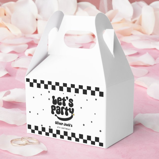 Låt oss Party Lycklig, fågeldag Presentaskar (Bröllop)