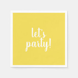 Låt oss party napkins pappersservett