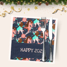 Låt oss Party! Nytt år Pappersservett