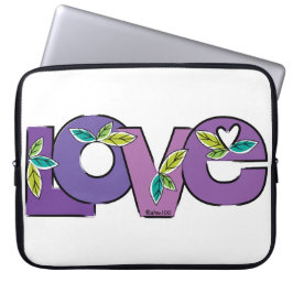Låt oss Plant Kärlek i världen Laptop Fodral