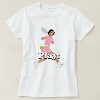 Låt oss Play Tennis T-Shirt