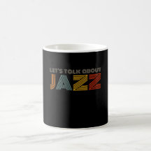 Låt oss prata om Jazz Music Retro Mugg