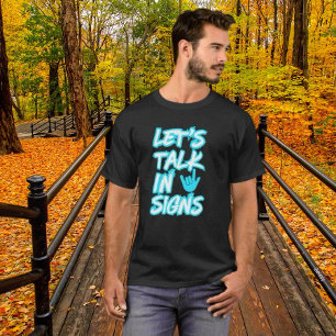Låt oss prata på signaturer - Dövets medvetenhet T Shirt